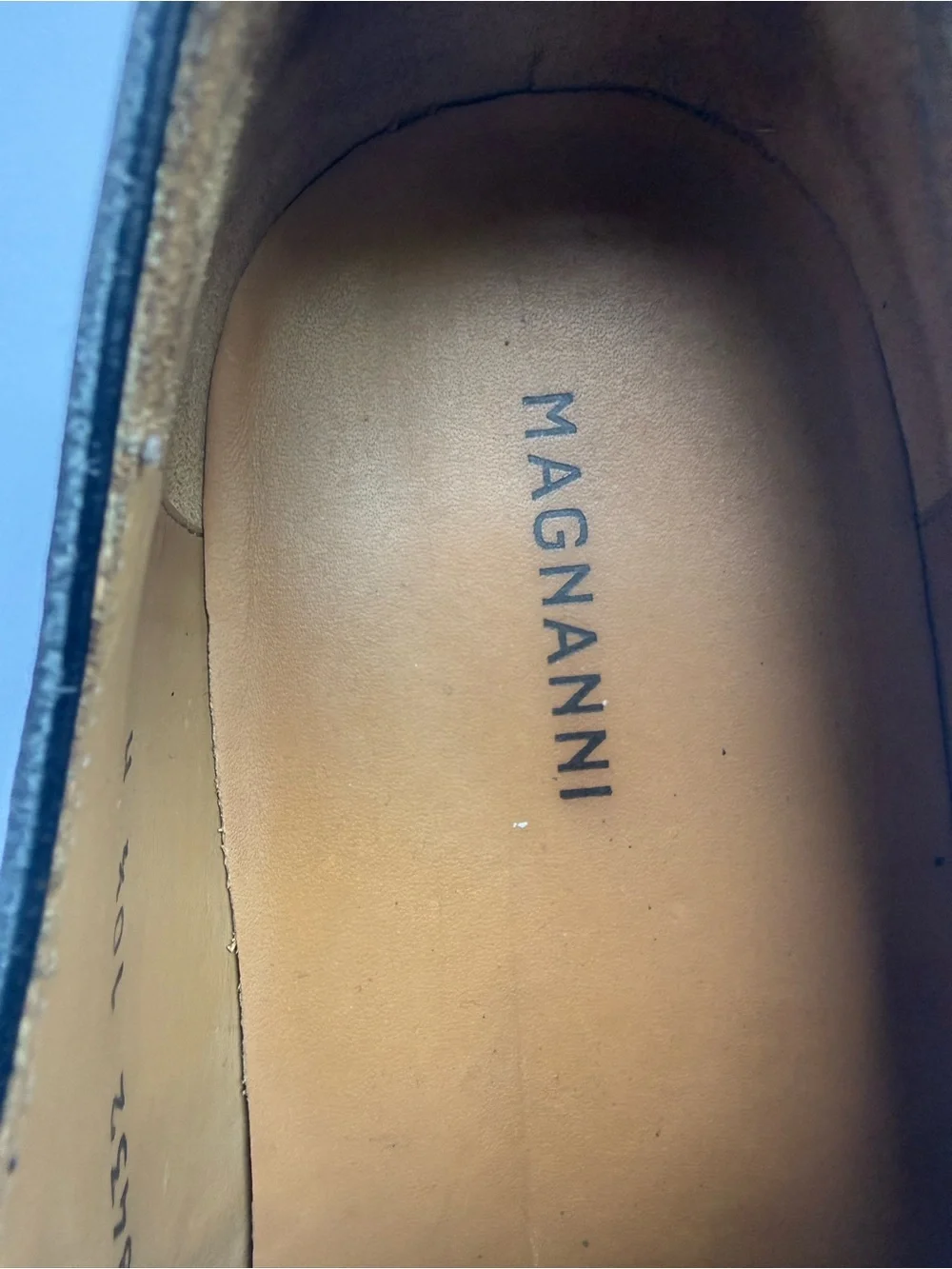 Magnanni Black Leather Double Monk Straps